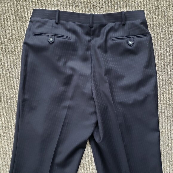 Dino Filarte Wool Navy Pinstripe Suit - Picture 11 of 14